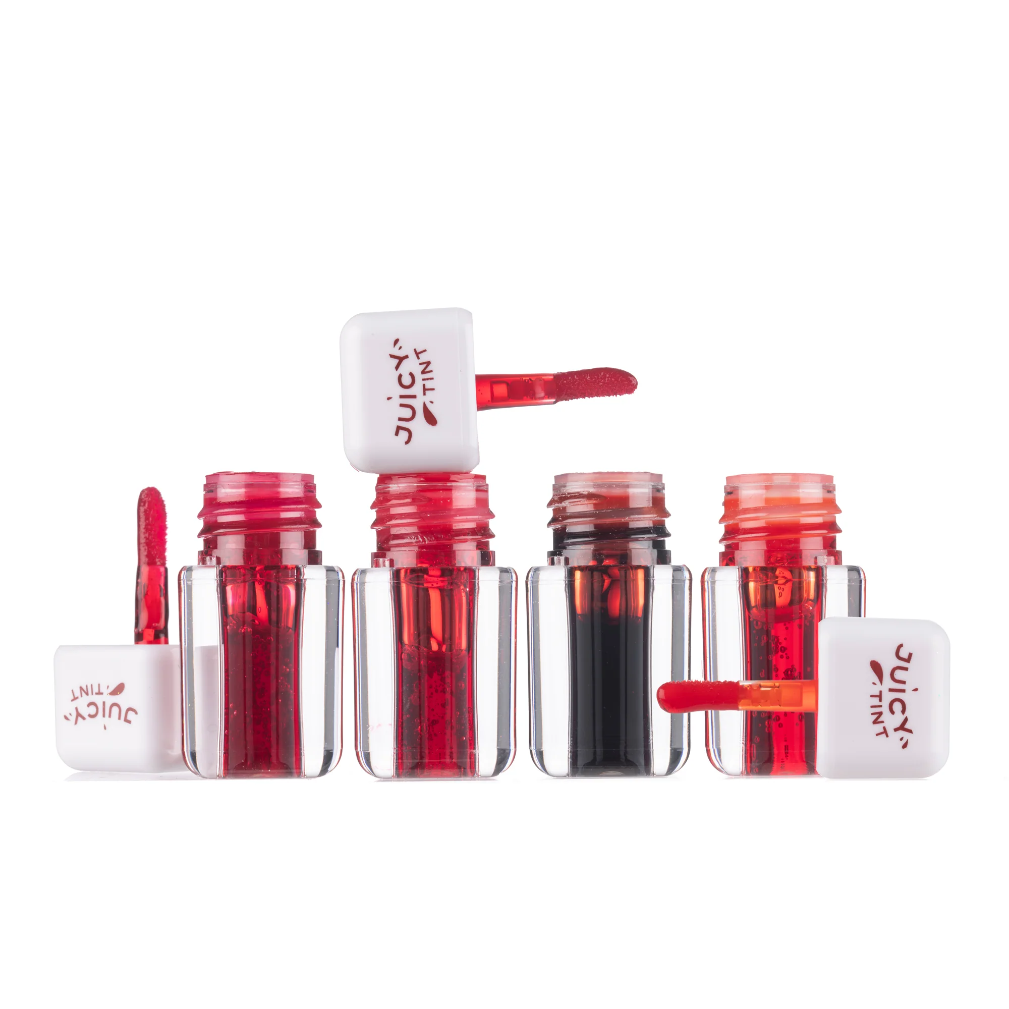 Cherry (Deep Orange Red) Juicy Tint - Lip Tint - Glisten Cosmetics - Image 4