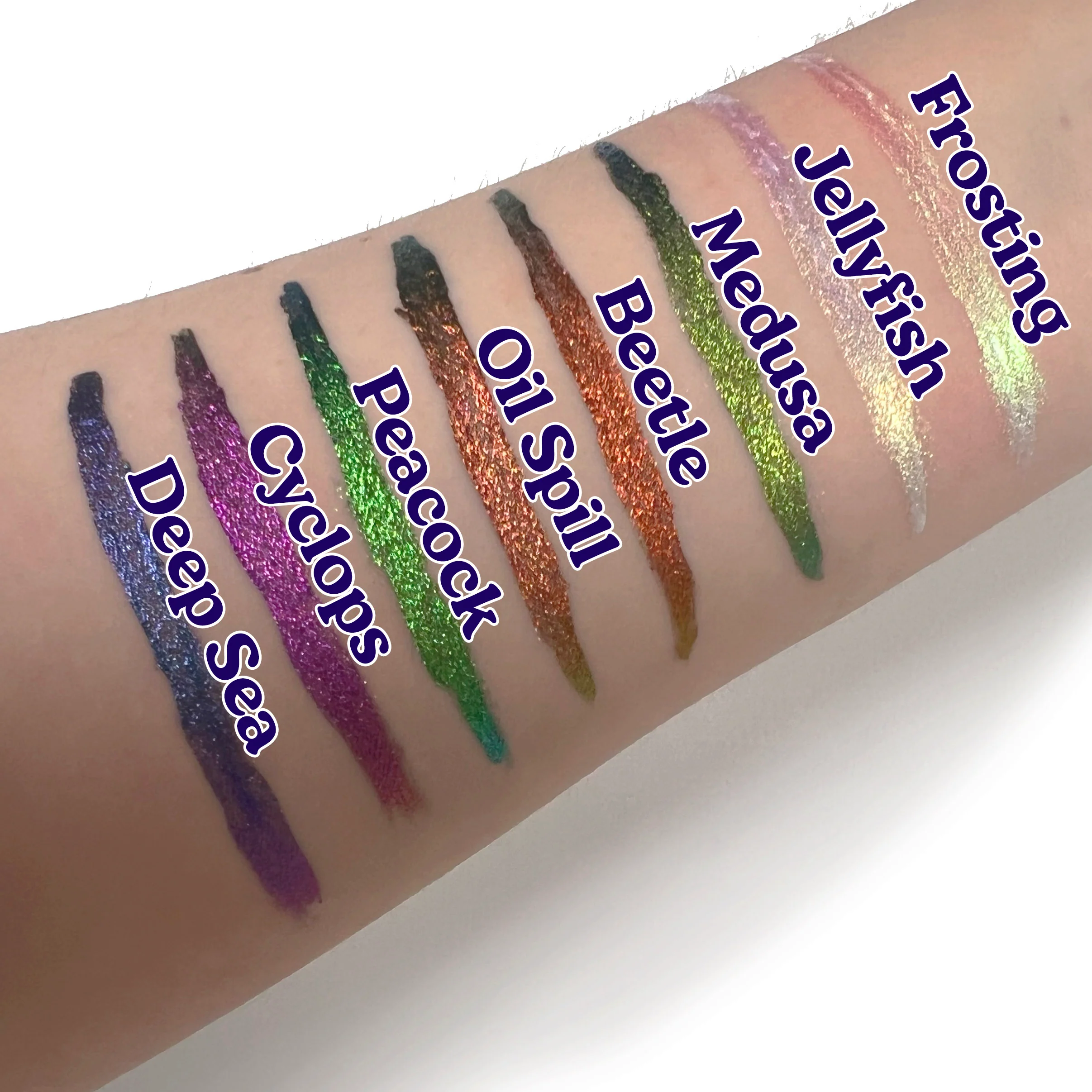 Cyclops Chroma Flik (Purple/Green) - Liquid Liner - Glisten Cosmetics - Image 6