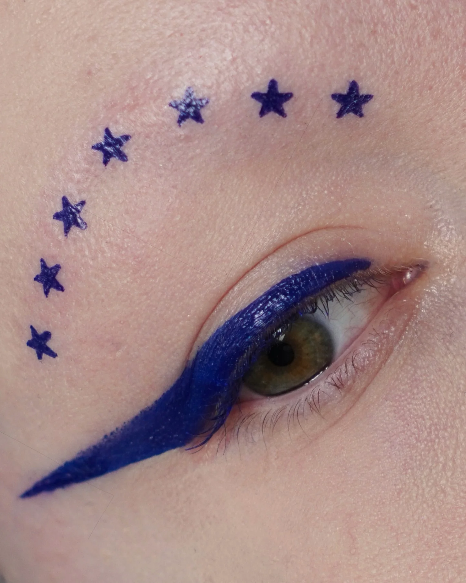 Dark Blue Spectra Pen - Star Stamp Liner - Glisten Cosmetics - Image 5
