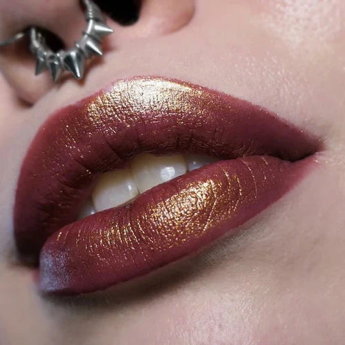 Ember Menacing Metals Lipstick - Unearthly Cosmetics - Image 4
