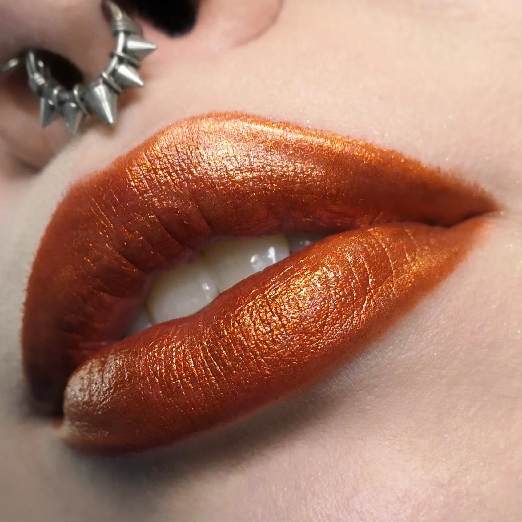 Firestarter Menacing Metals Lipstick - Unearthly Cosmetics - Image 6