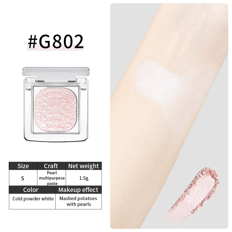 G802 (Cool Pink White) - Refillable Multipurpose Cream - Cheeryep - Image 2