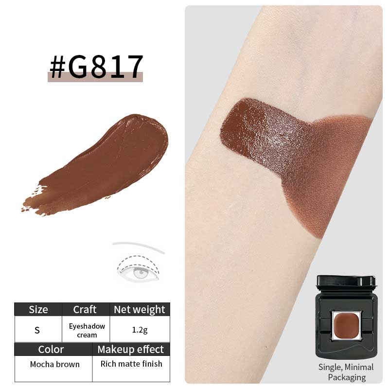 G817 (Mocha Brown) - Refillable Multipurpose Cream - Cheeryep - Image 2