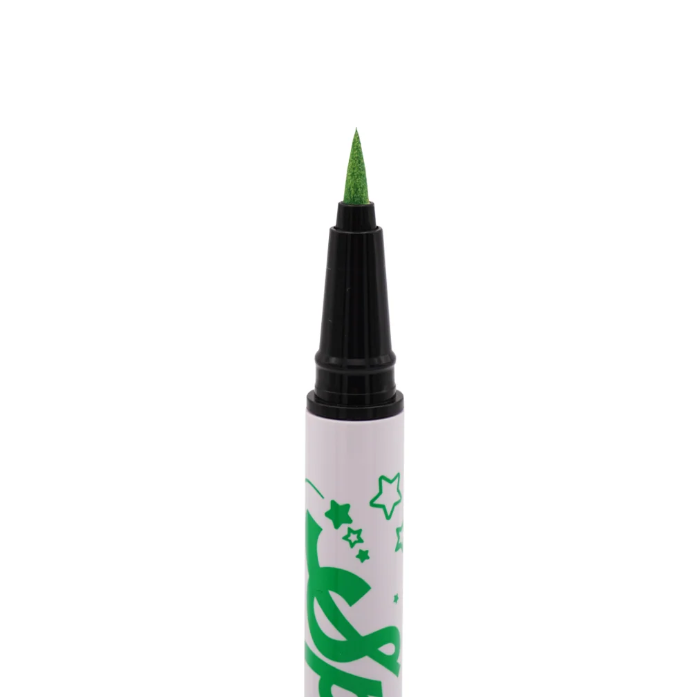Green Spectra Pen - Star Stamp Liner - Glisten Cosmetics - Image 3