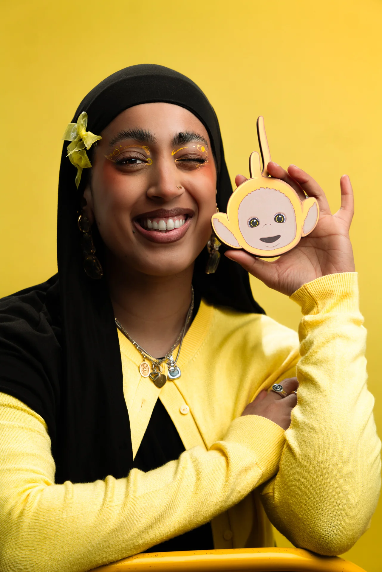 Laa-Laa Wet Liner Palette (Yellow) - Glisten Cosmetics X Teletubbies - Image 8