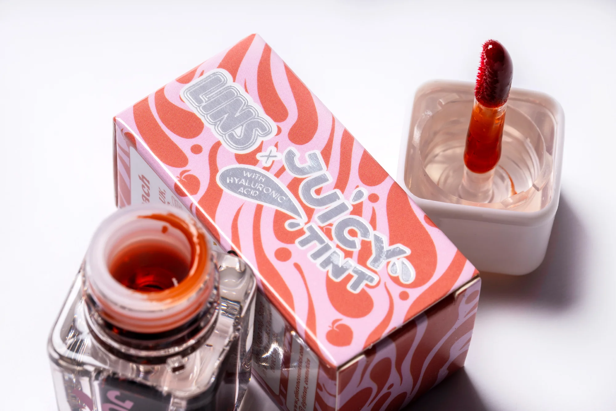 Lins X Glisten Cosmetics - Peach Juicy Tint - Glisten Cosmetics - Image 3