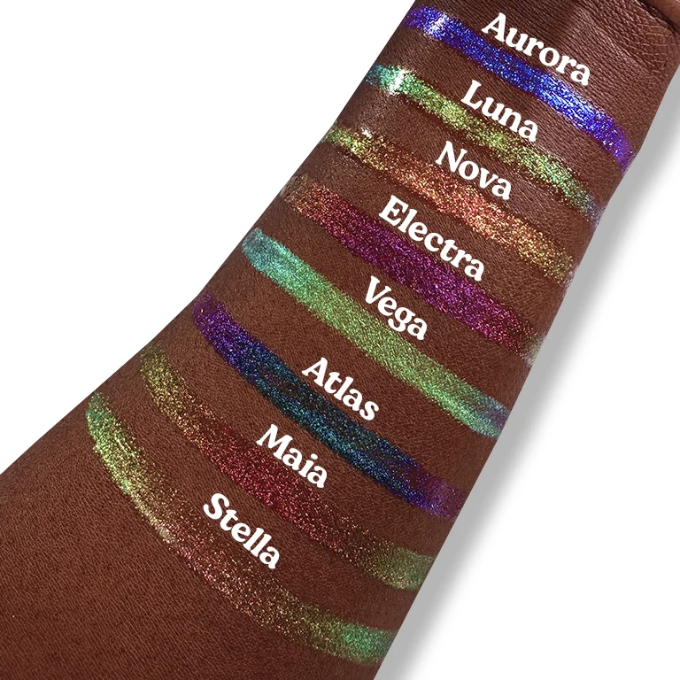 Maia Chroma Gloss (Purple/Gold) - Multichrome Lip Gloss - Glisten Cosmetics - Image 9
