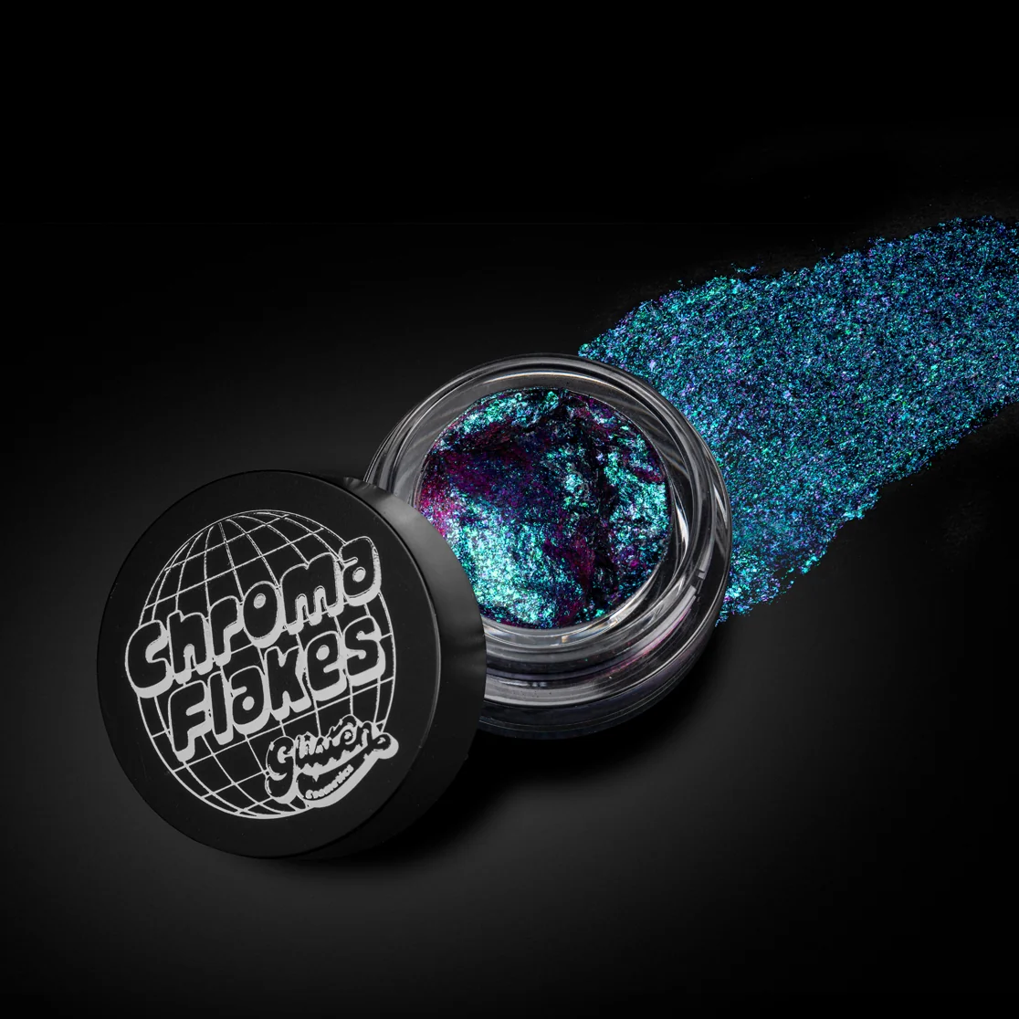 Milkyway Chroma Flakes (Blue/Purple) - Duochrome Pigment - Glisten Cosmetics - Image 5