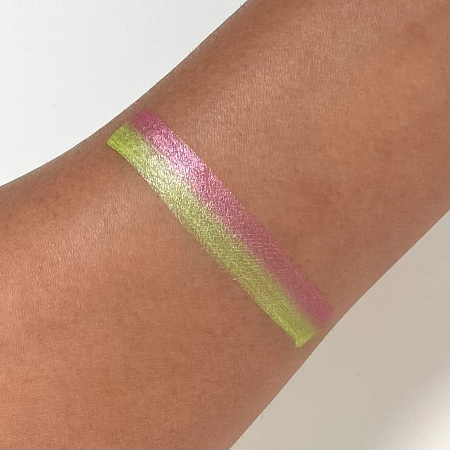 Nerds (Pink & Lime Green Shimmer) Pan - Image 2