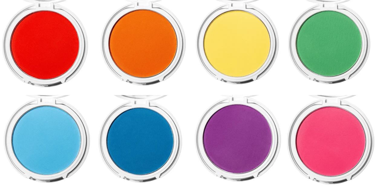 Spectra Set Rainbow Bundle - Colourful Pressed Powder - Glisten Cosmetics - Image 2