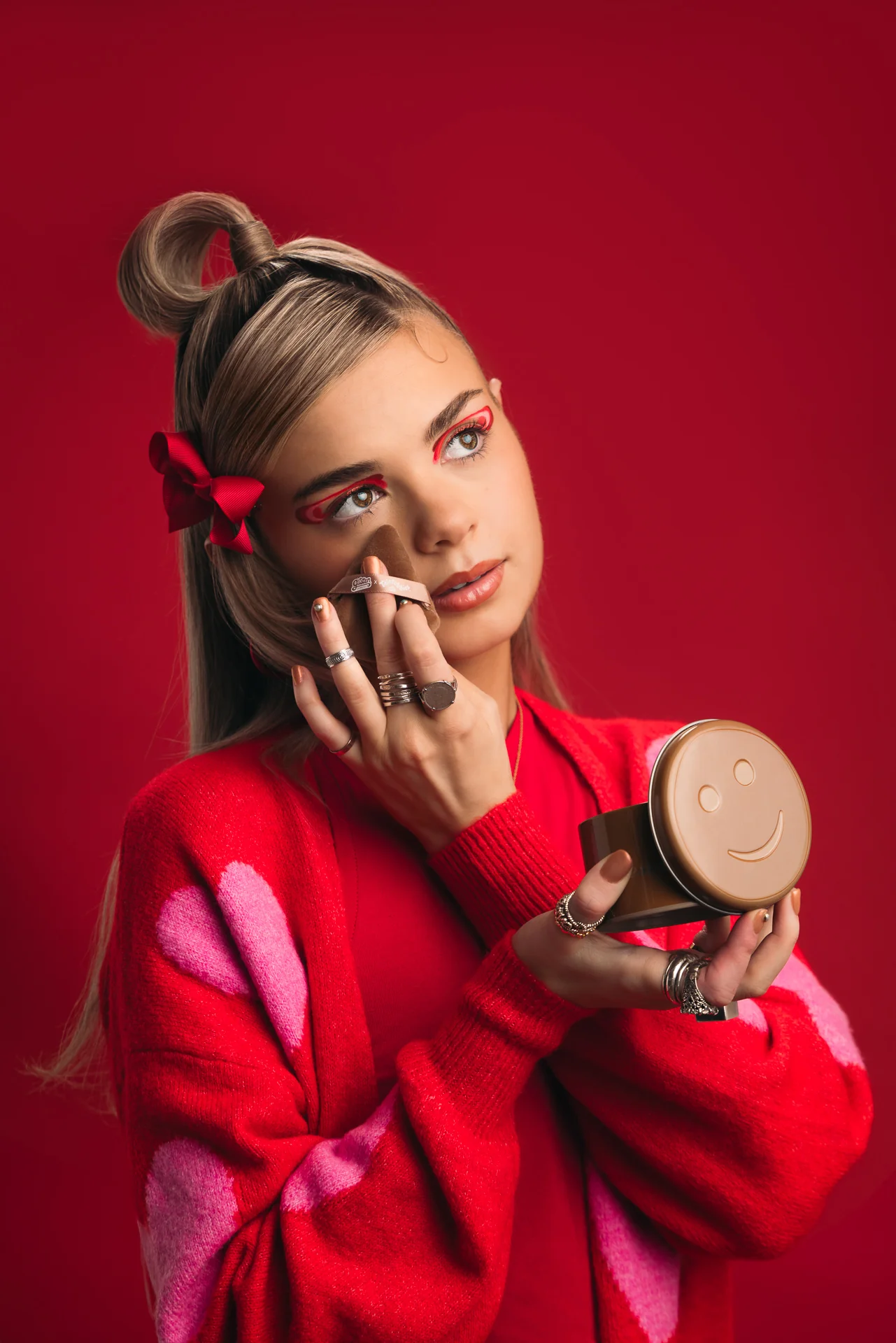 Tubby Toast Powder Puffs & Tin - Glisten Cosmetics X Teletubbies - Image 4