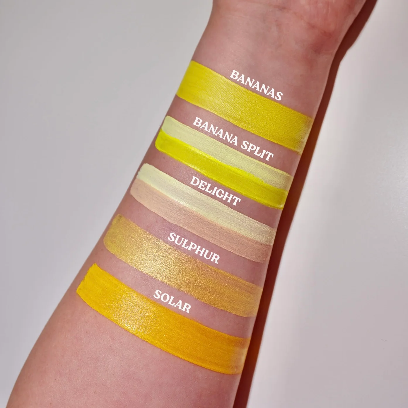Delight (Light Yellow & Beige) Split Liner - Eyeliner - Glisten Cosmetics - Image 5